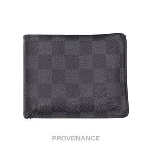 🔴 Louis Vuitton Florin Wallet - Damier Graphite